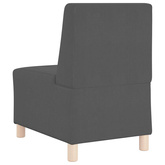 Modułowa sofa bez podłokietników 3 szt. Ciemnoszary