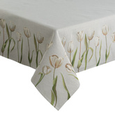 Obrus jasnopopielaty 140x180