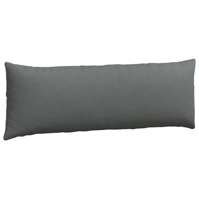 Poduszki na sofę 2 pcs Ciemnoszary 120 x 40 cm tkanina