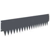 Krawężnik do trawnika 30 szt. 103 x 25 cm Stal antracytowy