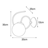 Kinkiet K-5128 z serii FLORO