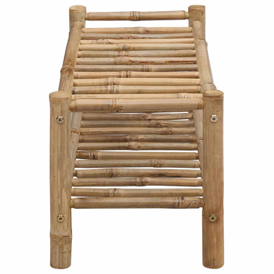 Stojak na buty z półką Naturalny 68 x 28 x 30 cm Bambus