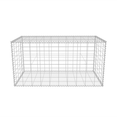 Kosz gabionowy, stal galwanizowana, 100 x 50 x 50 cm