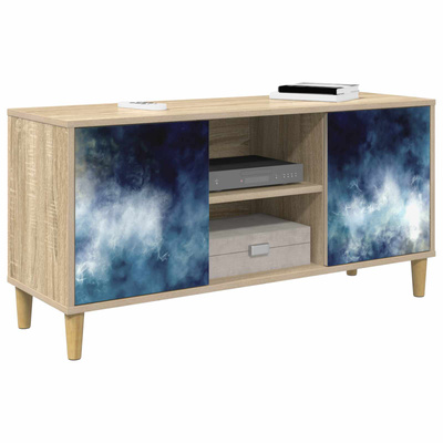 Szafka pod telewizor RAALTE 102 x 33 x 50 cm Sonoma