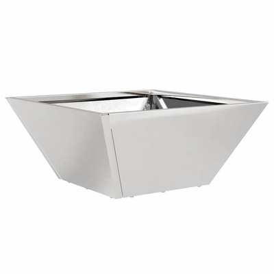 Doniczka ogrodowa 5 pcs Srebrny 35 x 35 x 15 cm Stal nierdzewna