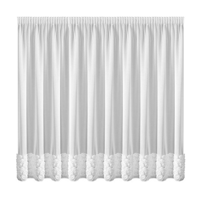 Firana Roses biała 350x270