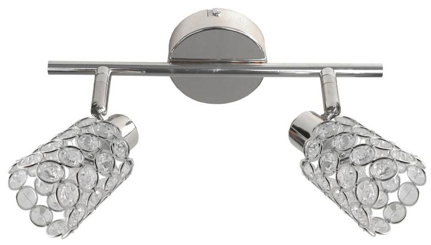 Lampa sufitowa York listwa regulowana 2-punktowa do korytarza metalowa