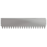 Krawężnik do trawnika 20 szt. 103 x 25 cm Stal srebrny