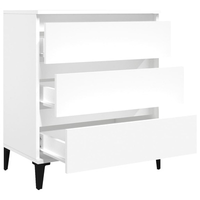 vidaXL Komoda, biała, 60x35x70 cm, materiał drewnopochodny wariant 4