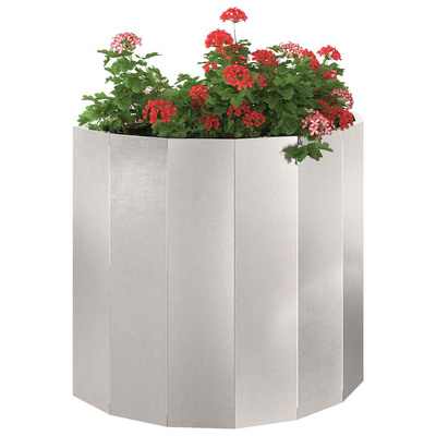 Donica Srebrny 60 x 30 x 50 cm Stal nierdzewna