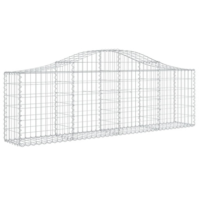 Kosze gabionowe, 30 szt, 200x30x60/80 cm, galwanizowane żelazo