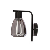 MOLDO lampa kinkiet 1x40W E27 klosz dymiony 21-35097