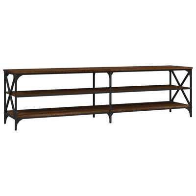 vidaXL Szafka pod TV, brązowy dąb, 180x40x50, materiał drewnopochodny