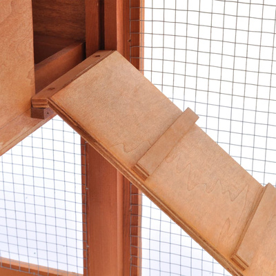 Duża klatka dla królików lub małych zwierząt, drewno