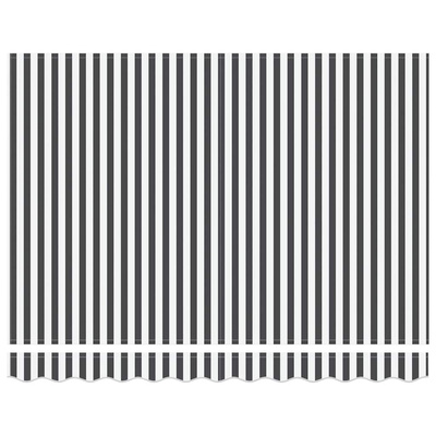 Automatycznie zwijana markiza, antracytowo-biała, 300x250 cm