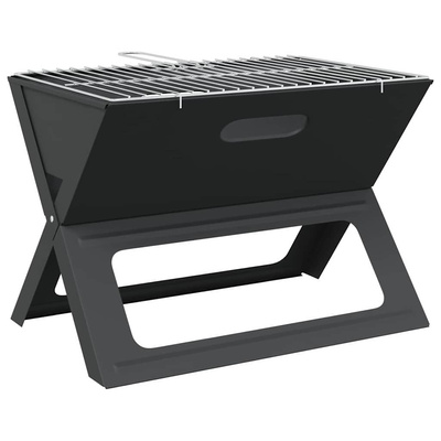 Grill na świeżym powietrzu Czarny 46 x 31 x 31 cm Stal