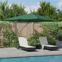 Parasol plażowy Ze LED Lights Zielony 352 x 251 x 265 cm