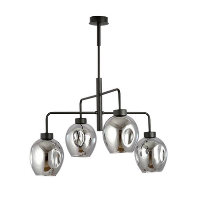 Lampa wisząca LUKKA 4 BLACK/GRAFIT