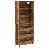 Highboard Stare drewno 69,5 x 34 x 180 cm Drewno inżynieryjne