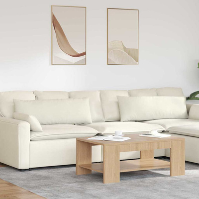 Poduszki na sofę 2 pcs Kremowy 120 x 40 cm Tkanina sztruksowa