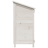 Shed ogrodowy Biały 106 x 56 x 113,5 cm Drewno Świerkowe