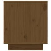 Szafka pod TV, miodowy brąz, 110x35x40,5cm, lite drewno sosnowe vidaXL