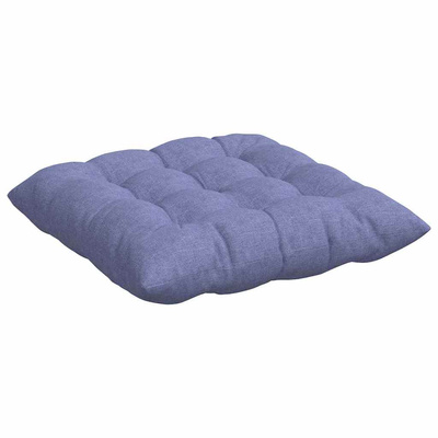 Poduszki na siedziska 4 pcs Niebieski dżins 40 x 40 x 6 cm