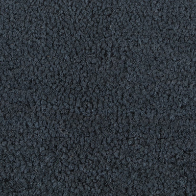 Wycieraczka, ciemnoszara, półokrągła, 50x80 cm, włókno kokosowe
