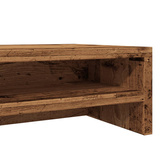 Półka pod monitor, kolor starego drewna, 100x24x13 cm