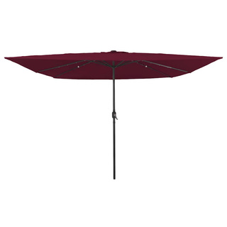 Parasolka ogrodowa Bordeaux Czerwony 295 x 295 x 245 cm