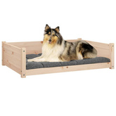 Legowisko dla psa, 95,5x65,5x28 cm, lite drewno sosnowe vidaXL
