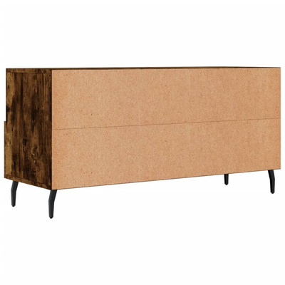 vidaXL Szafka pod TV, przydymiony dąb, 102x36x50 cm