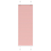 Roleta plisowana różowa 40x150 cm Szerokość tkaniny 39,4cm