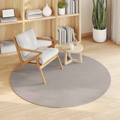 Dywany pokojowe Okrągły LUGO Ciemnoszary ? 120 CM Poliester
