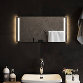 vidaXL Lustro łazienkowe z LED, 60x30 cm