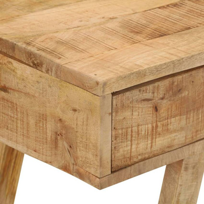 vidaXL Biurko, 100x45x90 cm, surowe drewno mango
