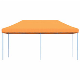 vidaXL Składany namiot imprezowy pop-up, pomarańczowy, 580x292x315 cm