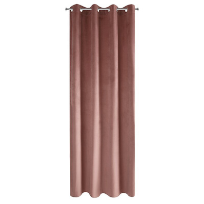 Zasłona Pierre ciemnoróżowa 140x250