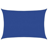 Żagiel przeciwsłoneczny, 160 g/m?, niebieski, 3,5x5 m, HDPE