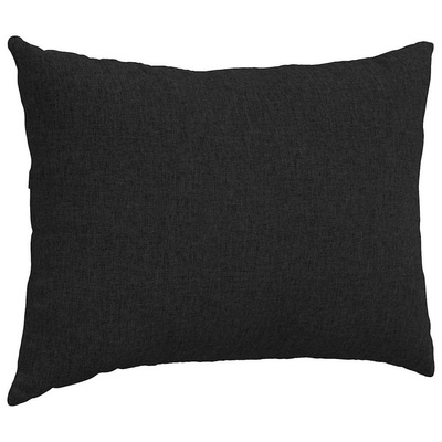Poduszki na sofę 2 pcs Czarny 70 x 50 cm tkanina