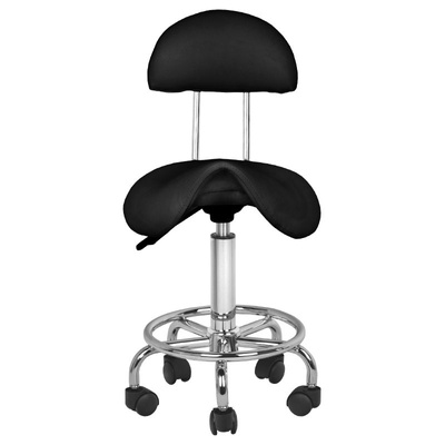 Taboret kosmetyczny 6001 czarny  118591