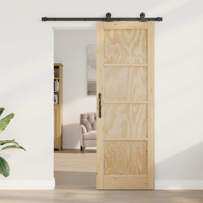 Drzwi przesuwne ORKDAL 73,5 x 211 cm Lite drewno sosnowe