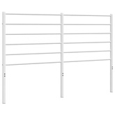 Metalowe wymienne wezgłowie, białe, 135 cm