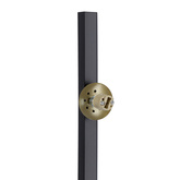 Lampa podłogowa czarny + złoty Kama 53-01238