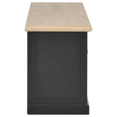 vidaXL Szafka pod TV, czarna, 90x30x40 cm, drewniana