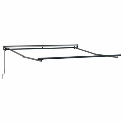 Rama markizy Z regulacją Antracyt 3 x 2,5 m Stal