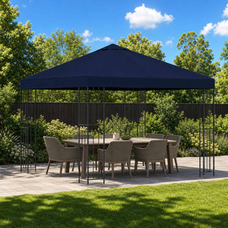 Altana 3 x 3 m niebieski Poliester i Stal 190 gsm