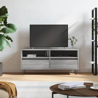 vidaXL Szafka pod TV, szary dąb sonoma, 100x34,5x44,5 cm model standard