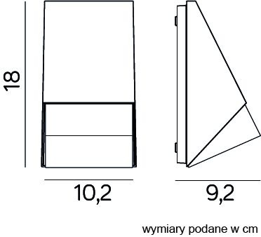 Lampa elewacyjna M1503