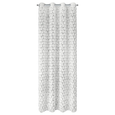 Zasłona Roses biała 140x250